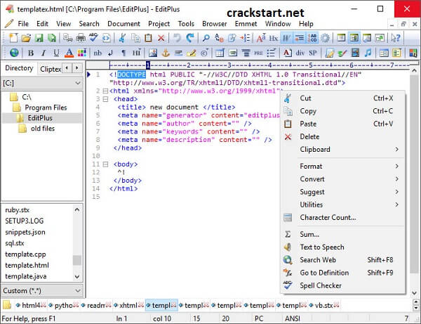 EditPlus Crack Serial Keygen Free Download Full Version