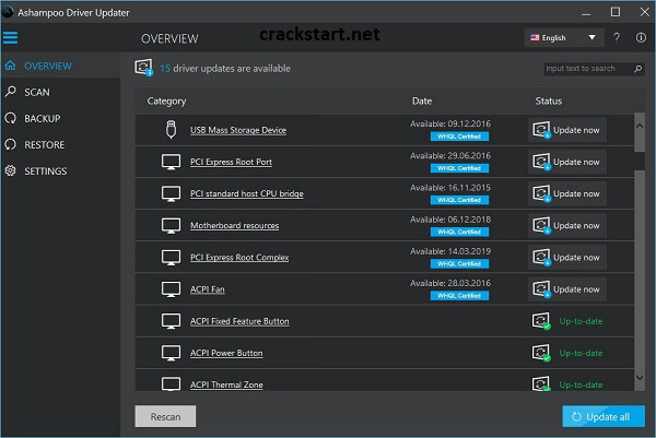 Ashampoo Driver Updater Crack Download License Key 2022