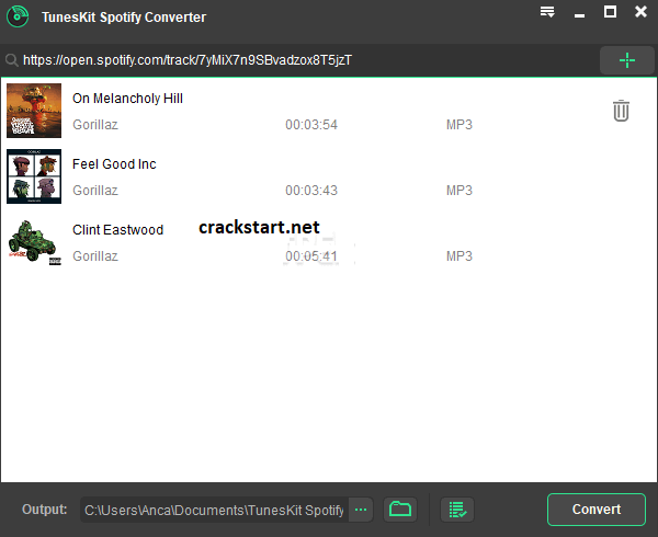 TunesKit Sptify Converter Crack:2.6.0.740v License Key Download